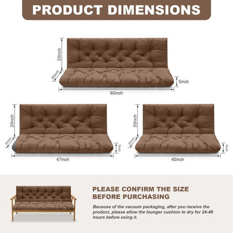 GPQAWER waterproof Oxford cloth cushion for durable outdoor use.