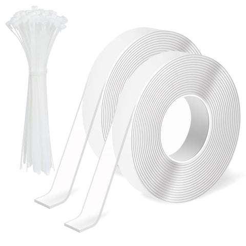GQIRIL zip ties bundle for bird spike installation, durable and weather-ready