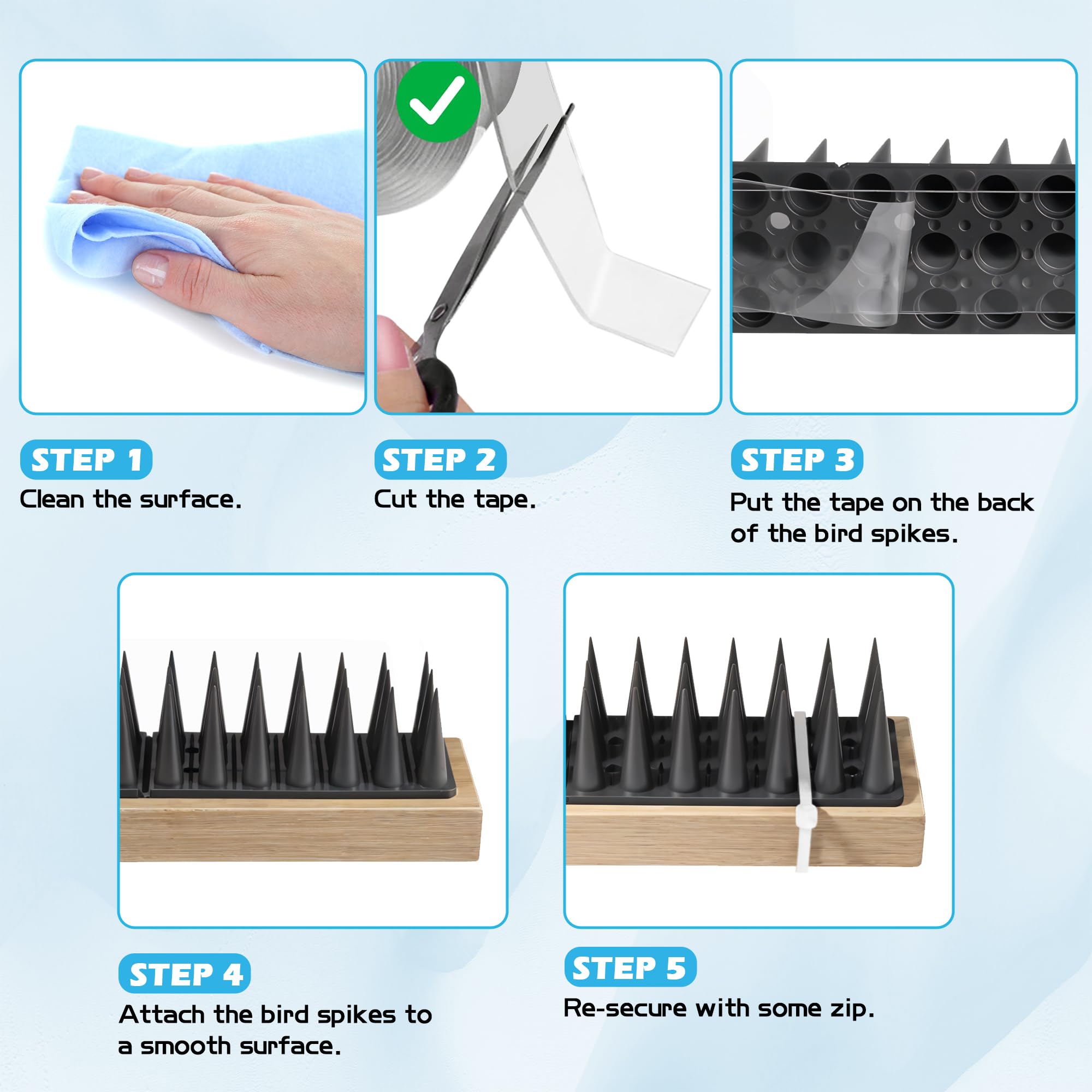 Easy tool-free installation with GQIRIL kit