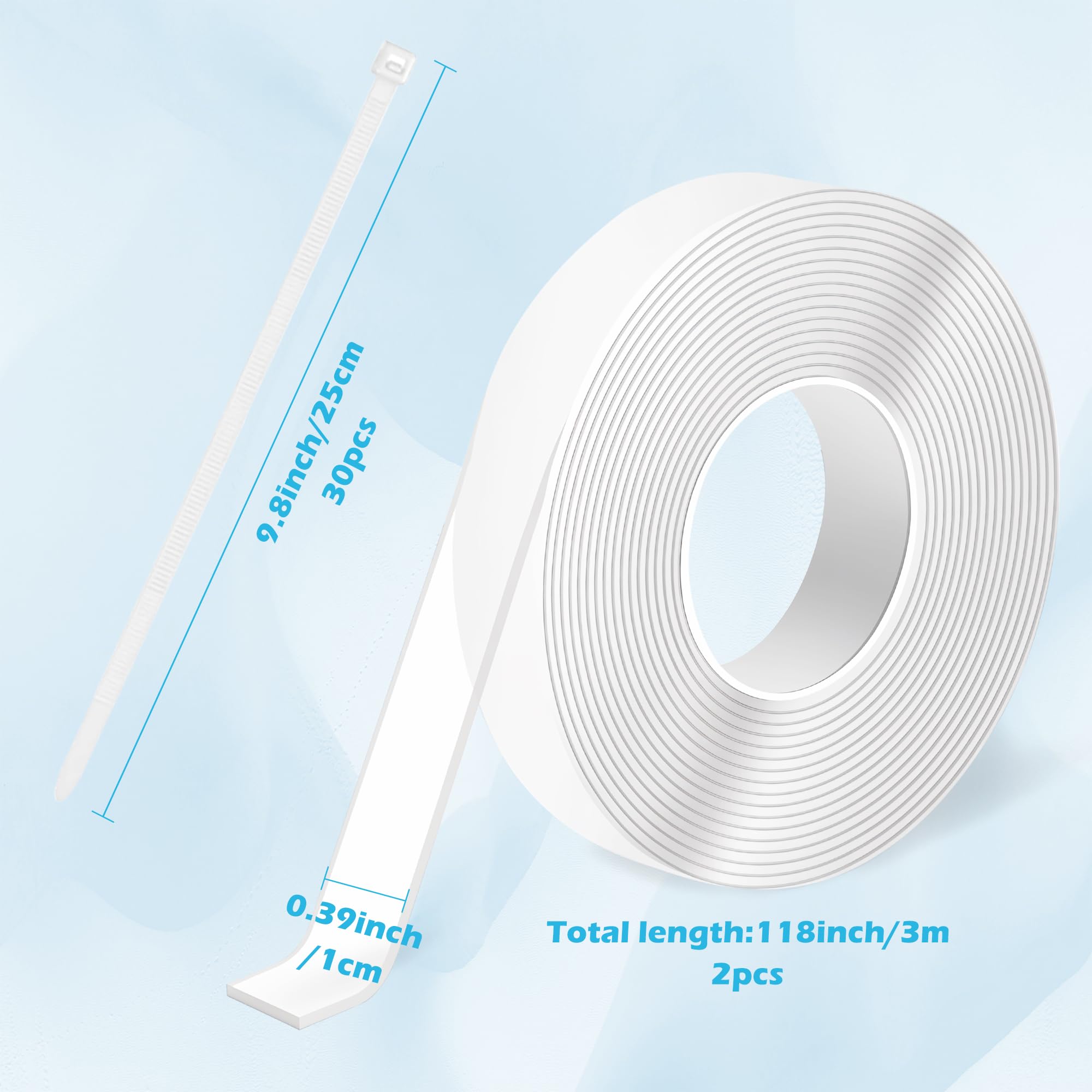 GQIRIL nano adhesive tape rolls for secure outdoor mounting