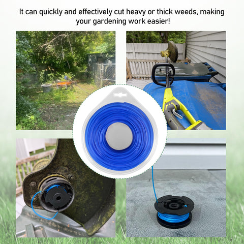Commercial-grade string for heavy-duty lawn maintenance tasks