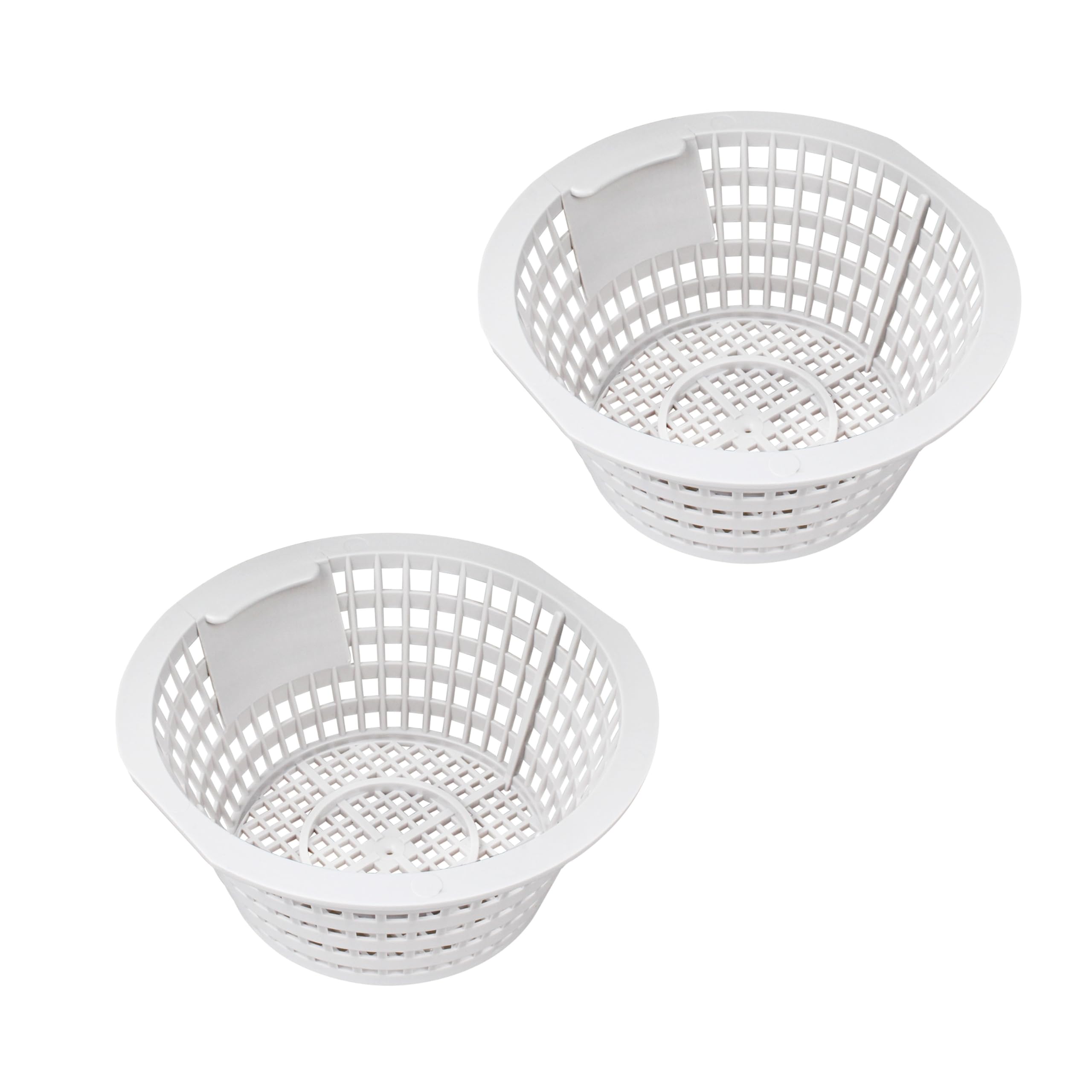 GQNDGN skimmer basket top view highlights durable plastic construction for long-lasting debris capture