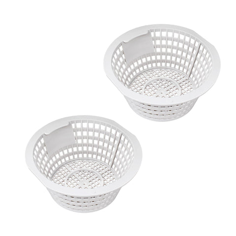 GQNDGN skimmer basket top view highlights durable plastic construction for long-lasting debris capture