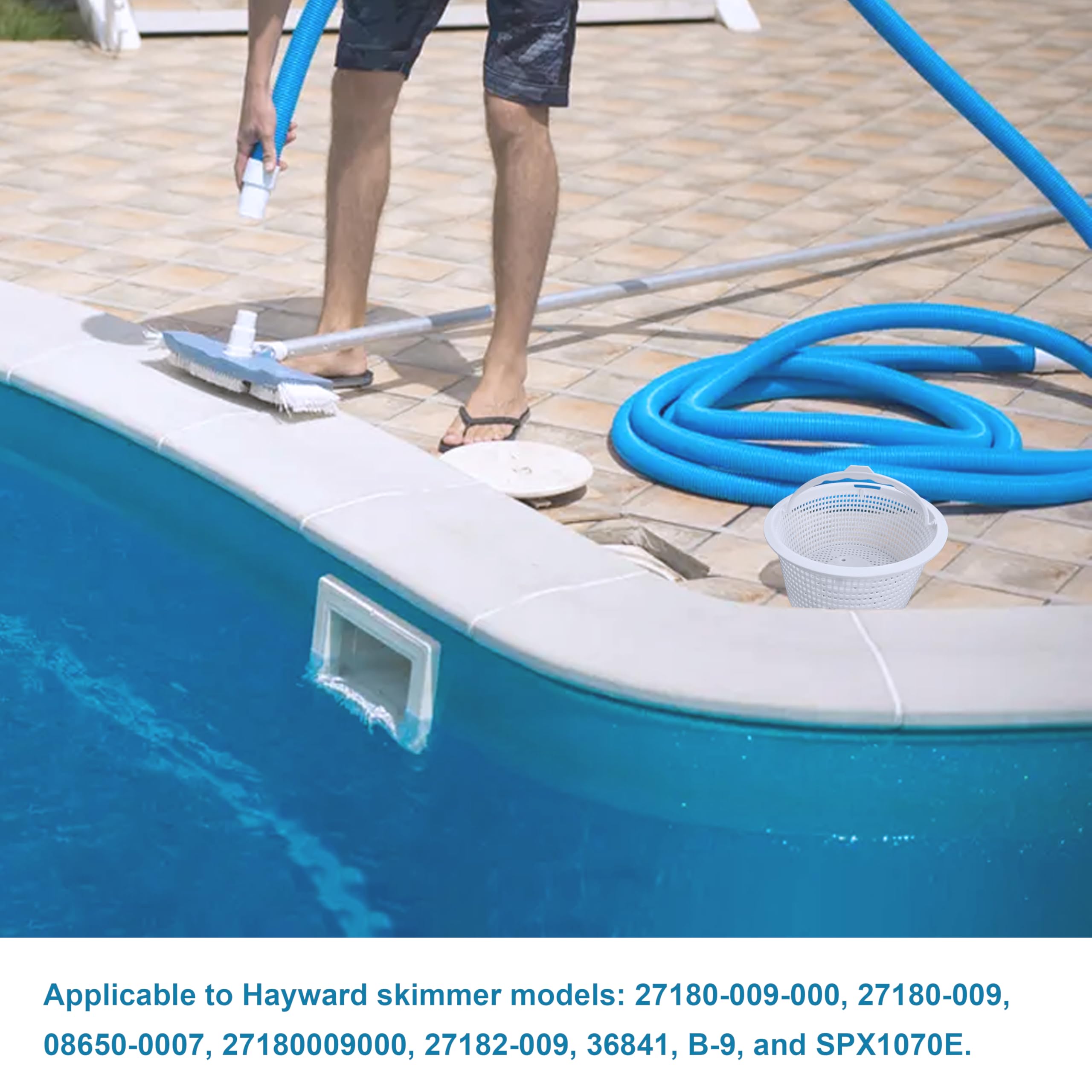 GQNDGN tool-free installation for quick pool skimmer replacement.