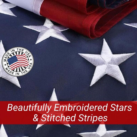Grace Alley flag with brass grommets for strong mounting
