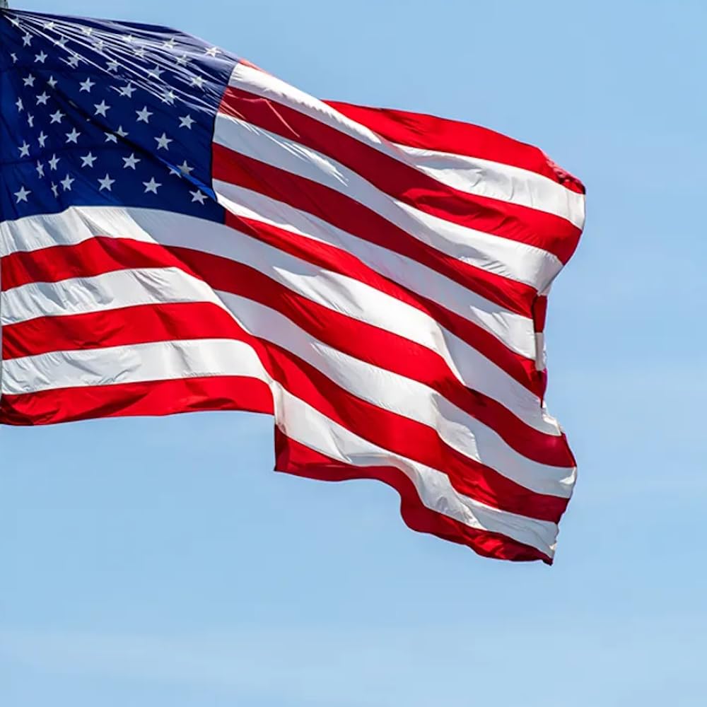 Grace Alley flag showing sewn stripes for bold, long-lasting color