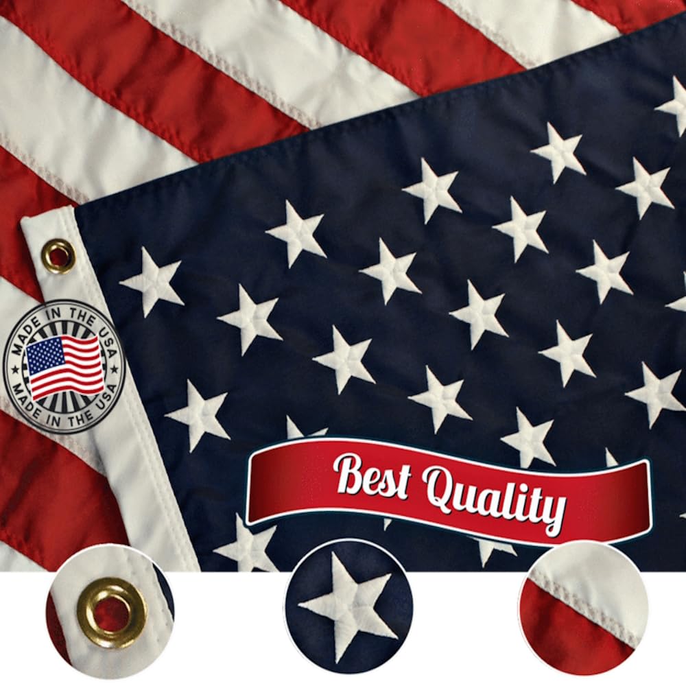 Grace Alley 3x5 flag with four-row fly hem for lasting performance