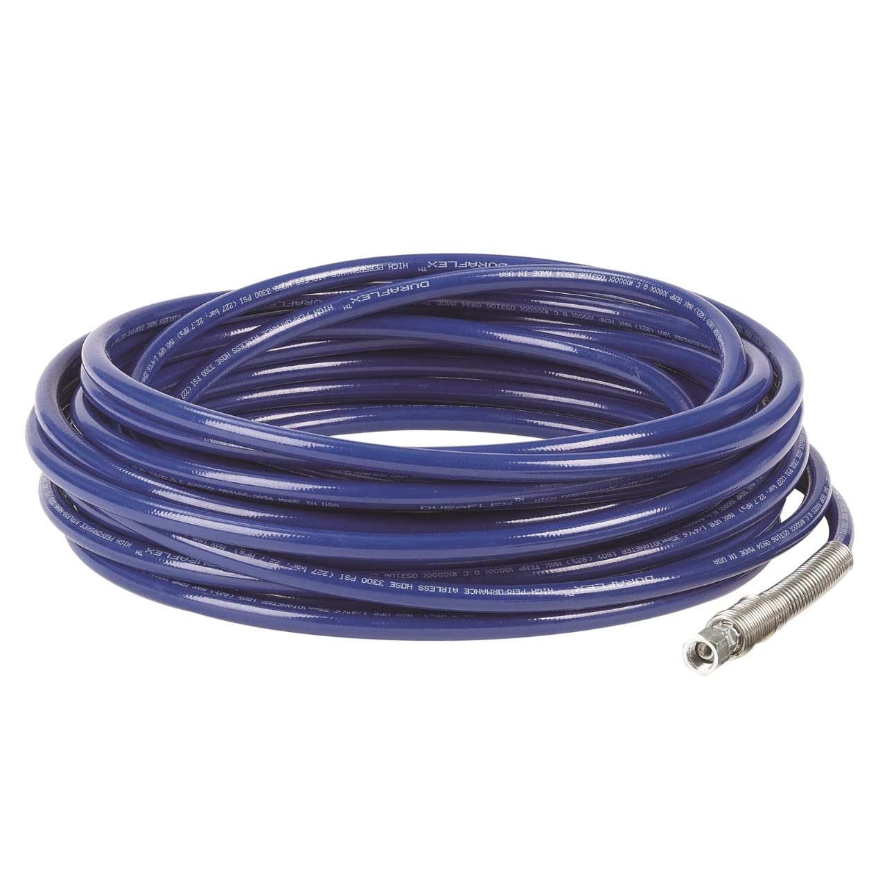 Graco DuraFlex hose 50 ft extended reach ideal for multi-story painting jobs.