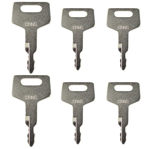 Gradora 6pc H806 keys side packaging showing ready-to-use kit.