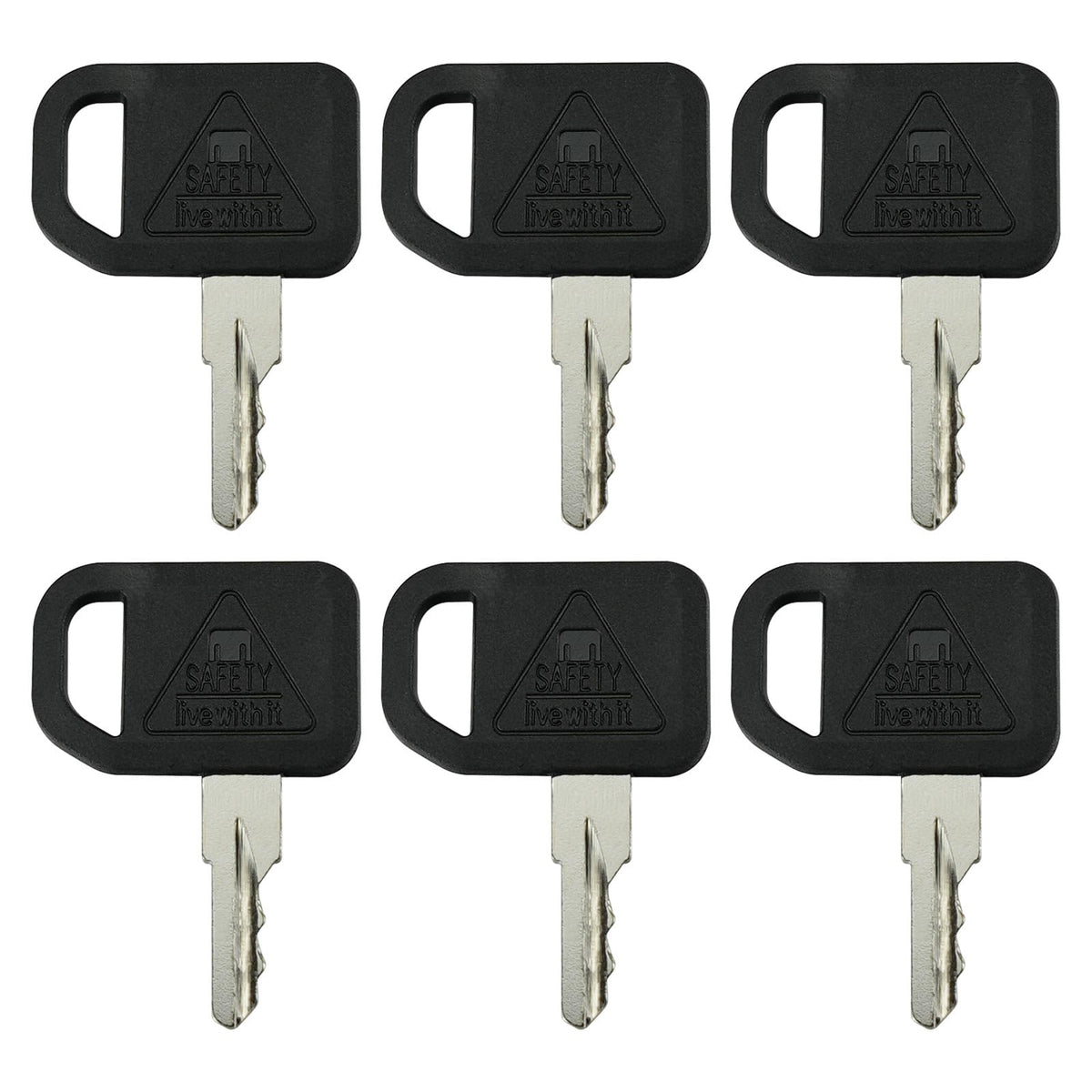 Gradora AM131841 ignition keys pack on table, ready for quick tractor starts.