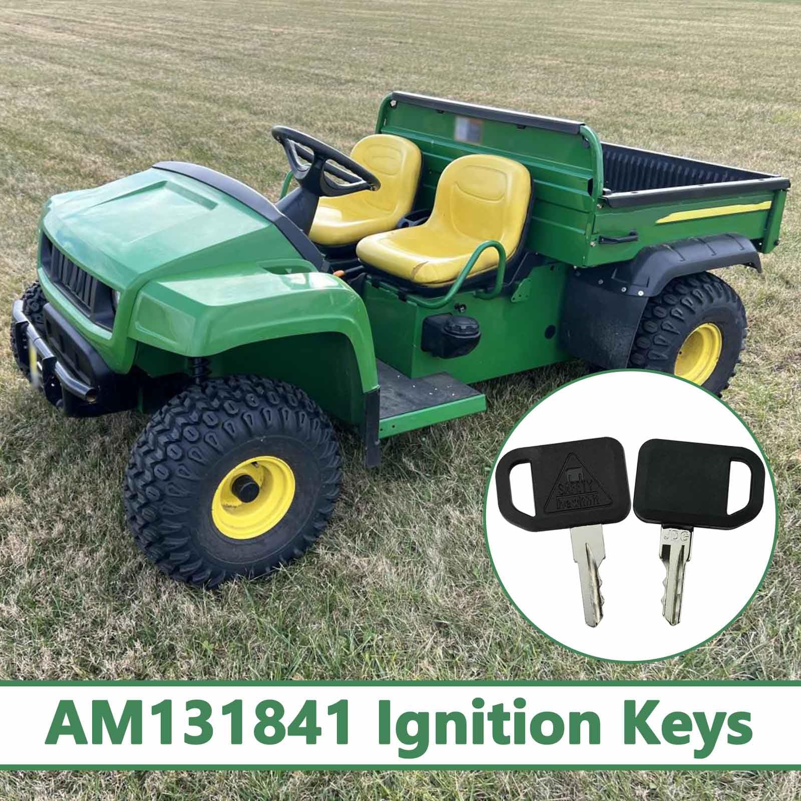 Gradora AM131841 set for John Deere Gator, supports quick replacements.
