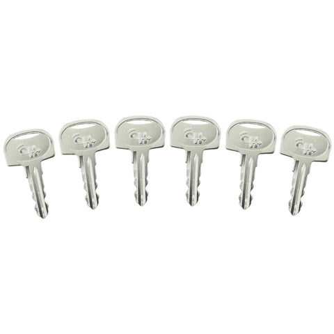 Gradora Ferris mower ignition keys—backup spares for on-site service