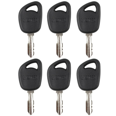 Gradora GY20680 ignition keys, front view, enables fast, easy replacements.