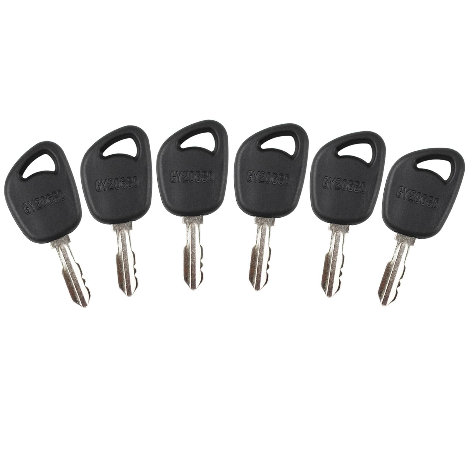 Gradora GY20680 ignition keys, side view, built for durable, reliable starts.