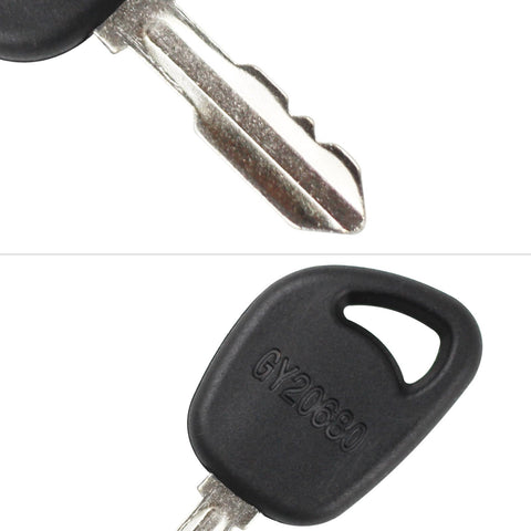 Gradora GY20680 keys in drawer, spare set for maintenance.