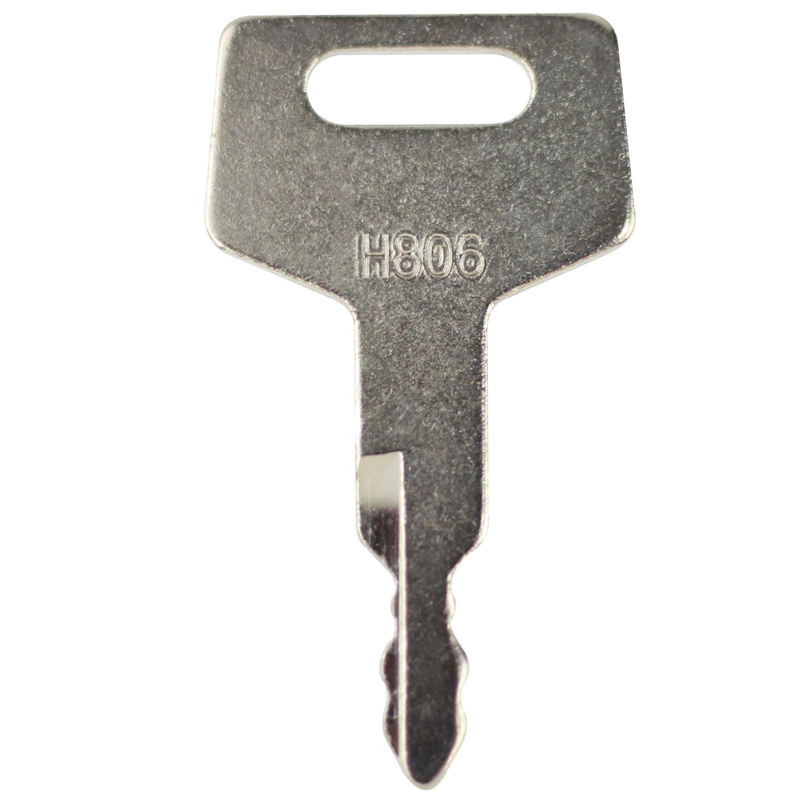 Gradora H806 ignition keys metal closeup highlighting durable alloy.