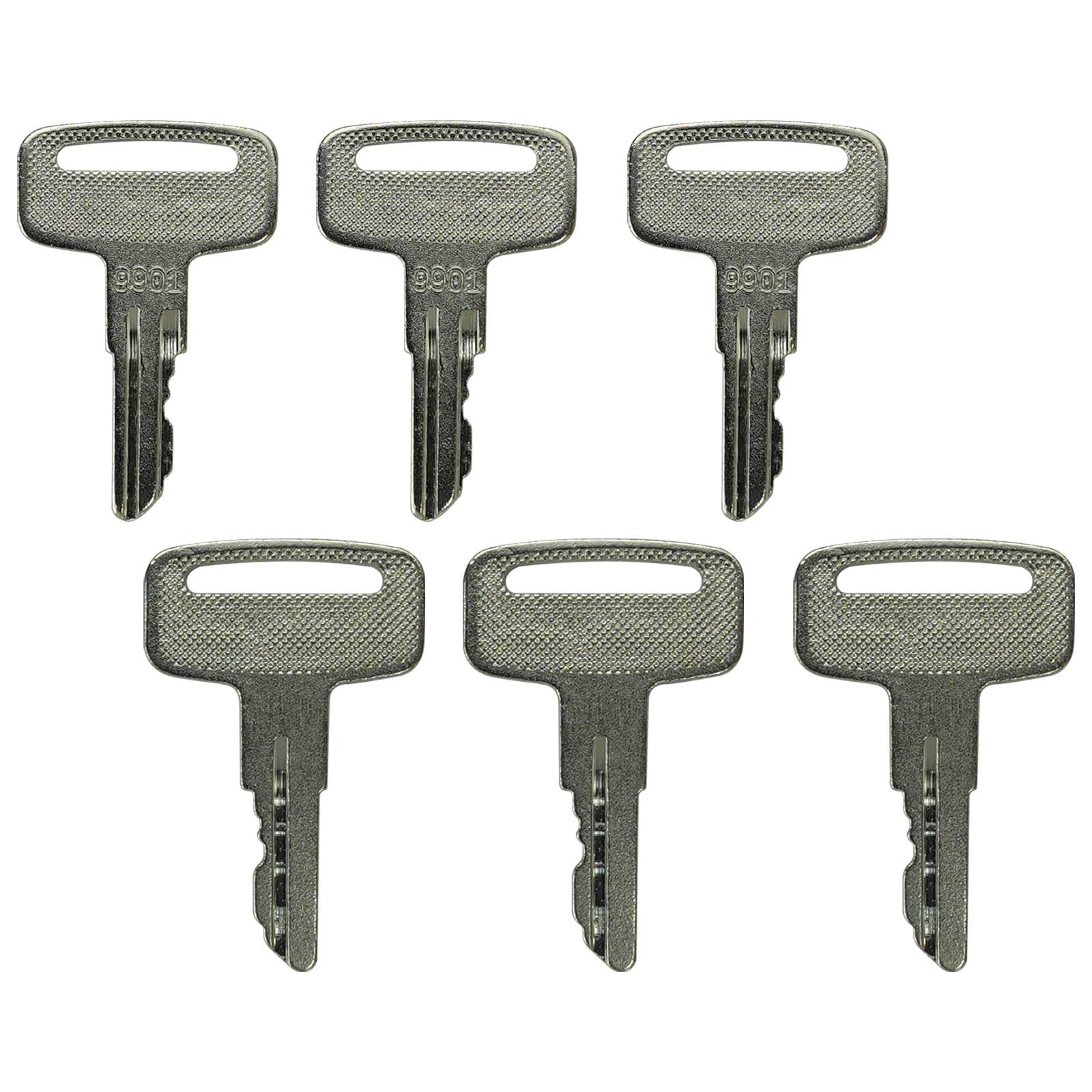 Gradora 9901 key close-up inside pack highlighting durable construction for secure ignition.