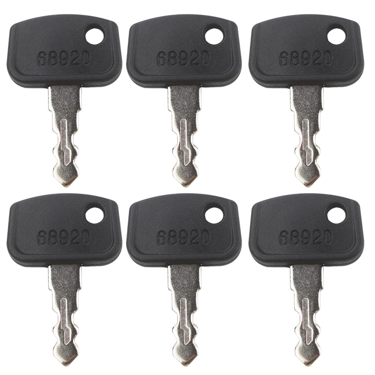 Gradora ignition keys six-pack 68920 for quick replacement and reduced downtime.
