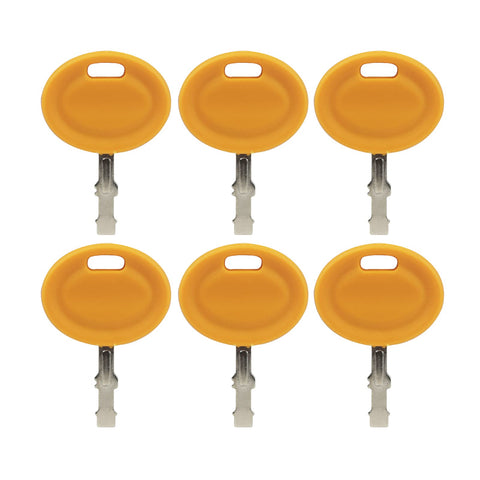 Gradora ignition keys 6pcs pack for quick mower ignition replacement