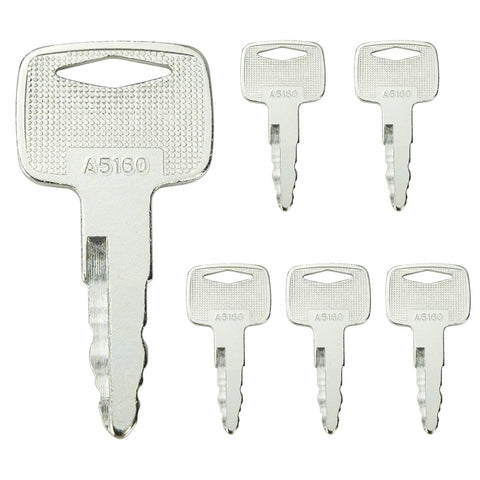 Gradora ignition keys 91A07-01910 compatibility chart illustration for CAT FG forklifts
