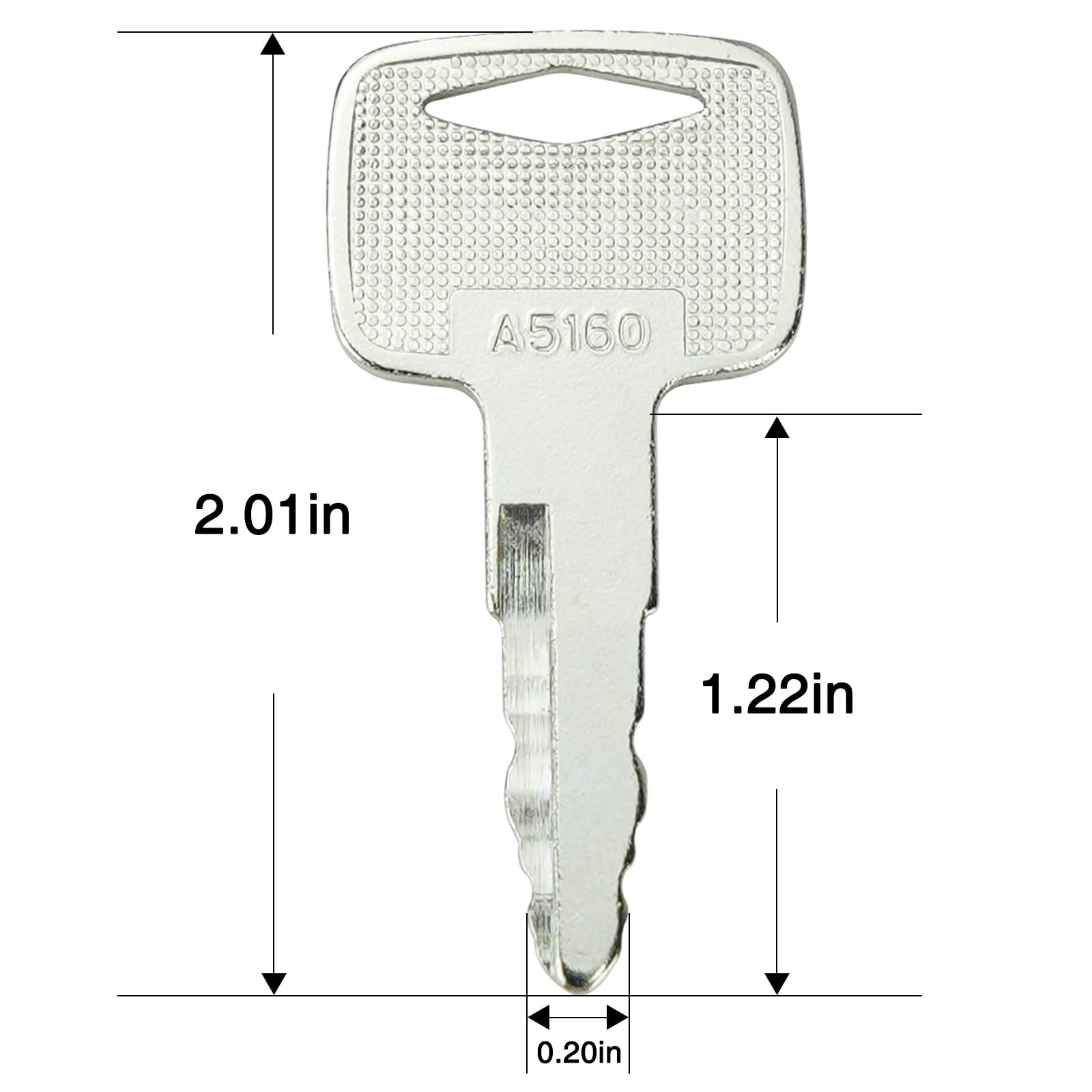 Gradora ignition keys 91A07-01910 on a key ring ideal for fleet maintenance tasks