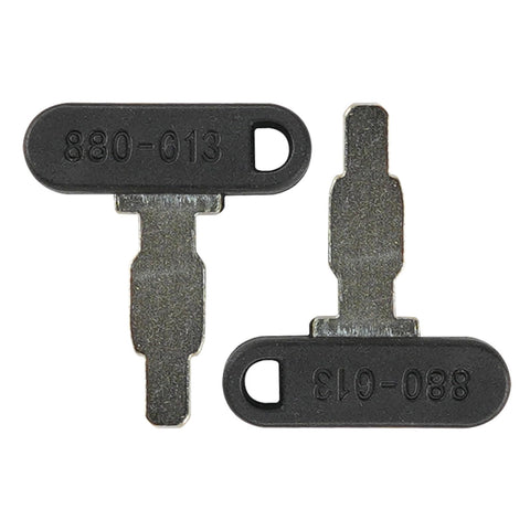 Gradora ignition keys pack in box, convenient spare for on-site maintenance.