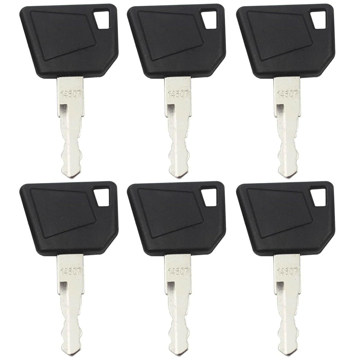 Gradora ignition keys 14607 pack, ready for quick replacement on compatible equipment.