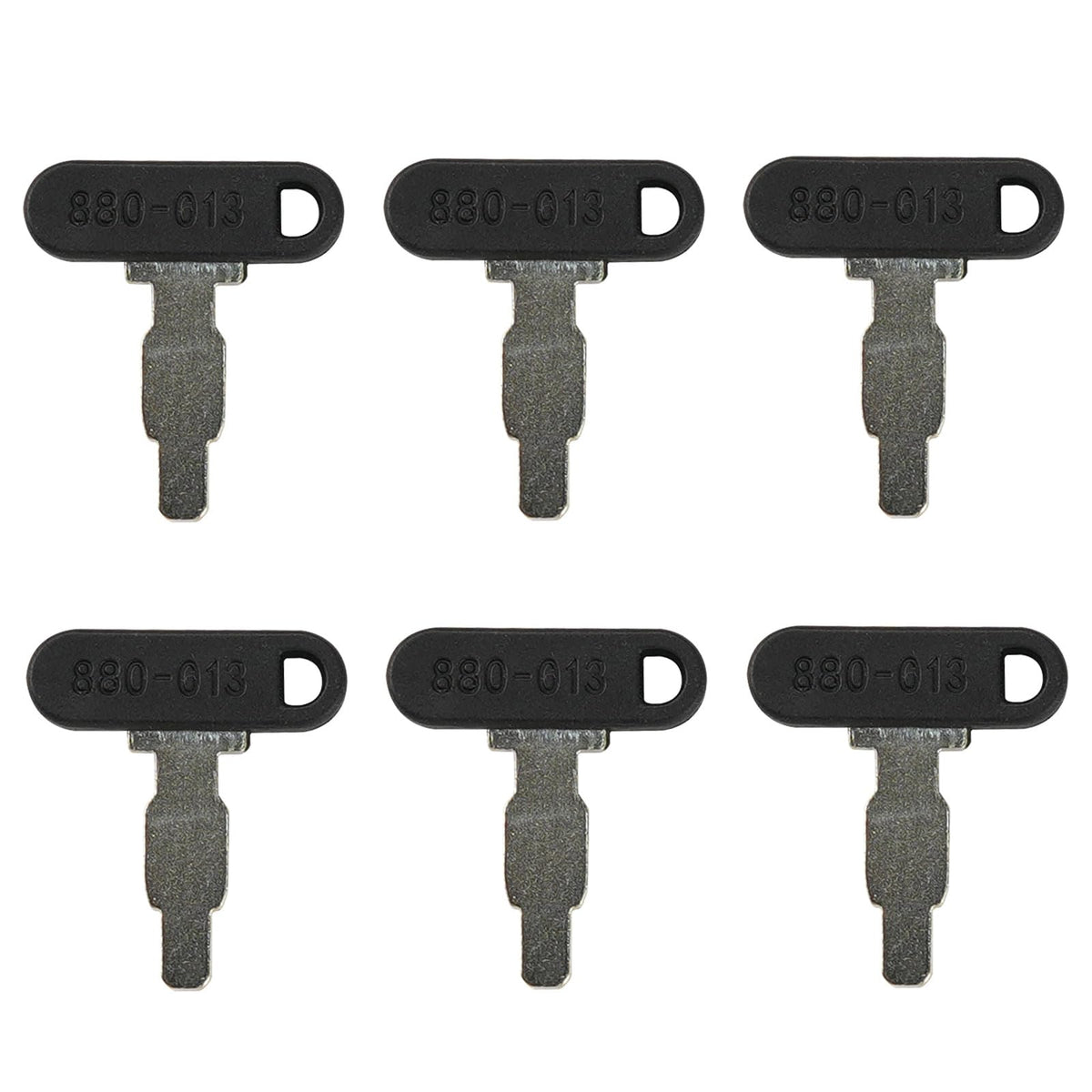 Gradora ignition keys pack6 compatibility, versatile fit for Honda and clone engines.