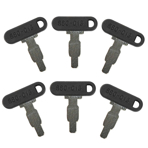 Gradora ignition-keys plastic construction, durable and light for quick starts.