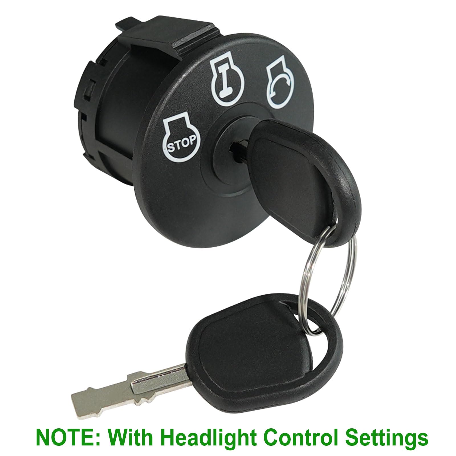 Gradora 3-position ignition switch demonstrates easy starting control