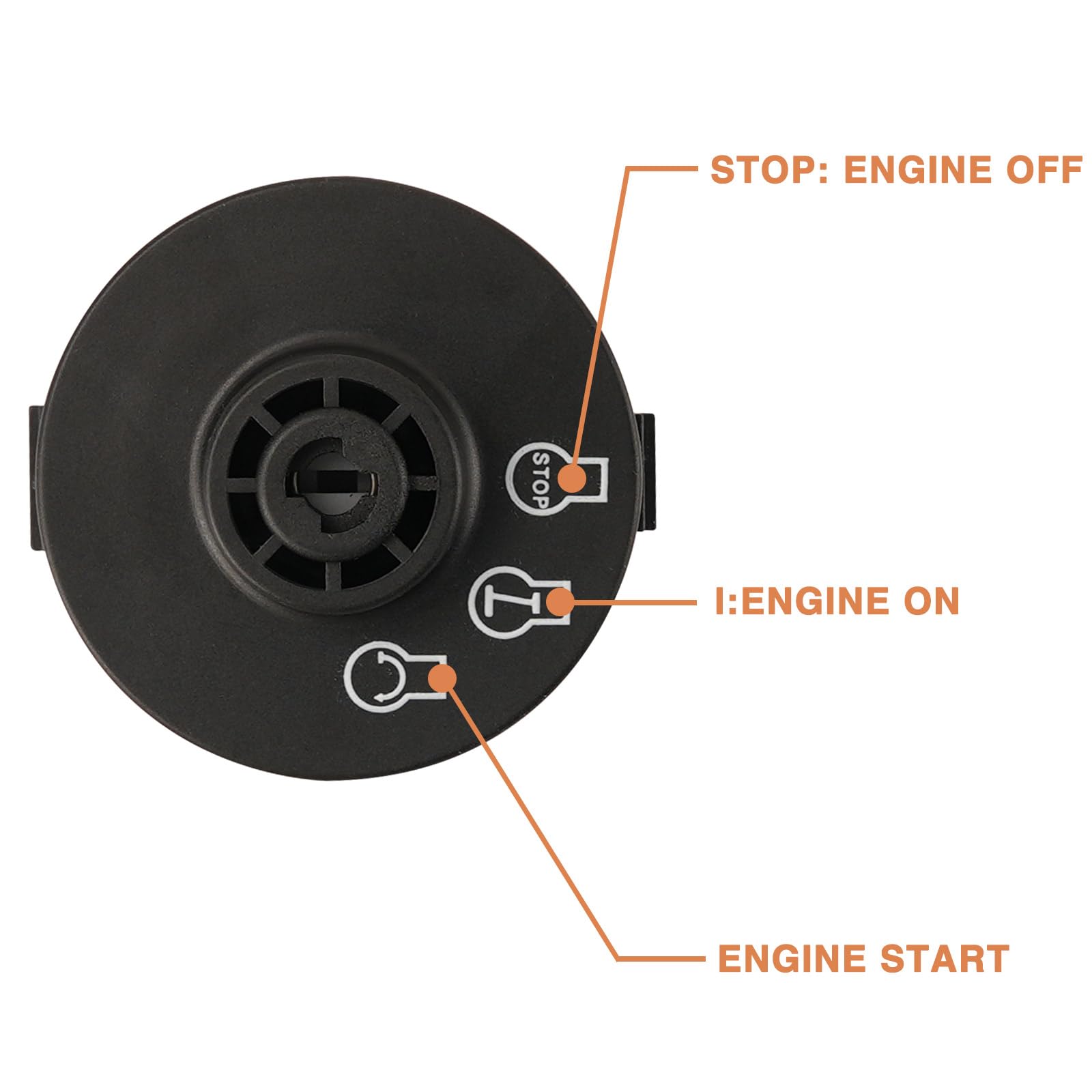 Gradora ignition switch with keys, secure access and dependable start.