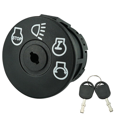 Gradora ignition switch with seven terminals and two keys for reliable starting