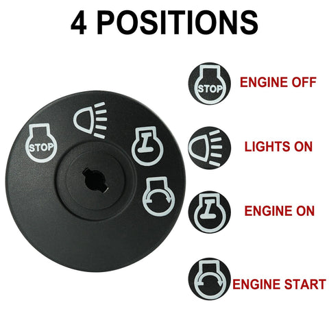 Gradora ignition switch compatible with Husqvarna YTH models for easy replacement