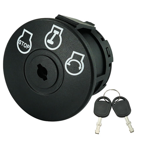 Gradora ignition switch with key close-up shows reliable replacement option