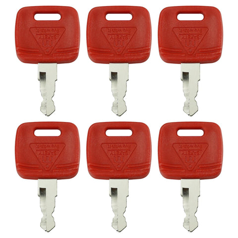 Gradora RE183935 and RE71557 key pack six keys for John Deere tractors, ready for replacement