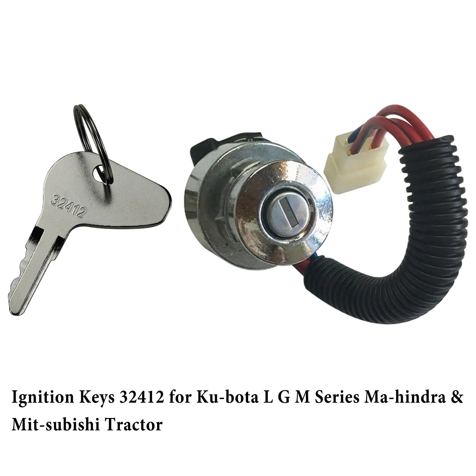 Gradora compatibility with Mahindra, Mitsubishi, Case tractors key set
