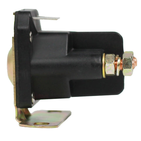 Gradora 12V solenoid in housing, compatible with many lawn tractors.