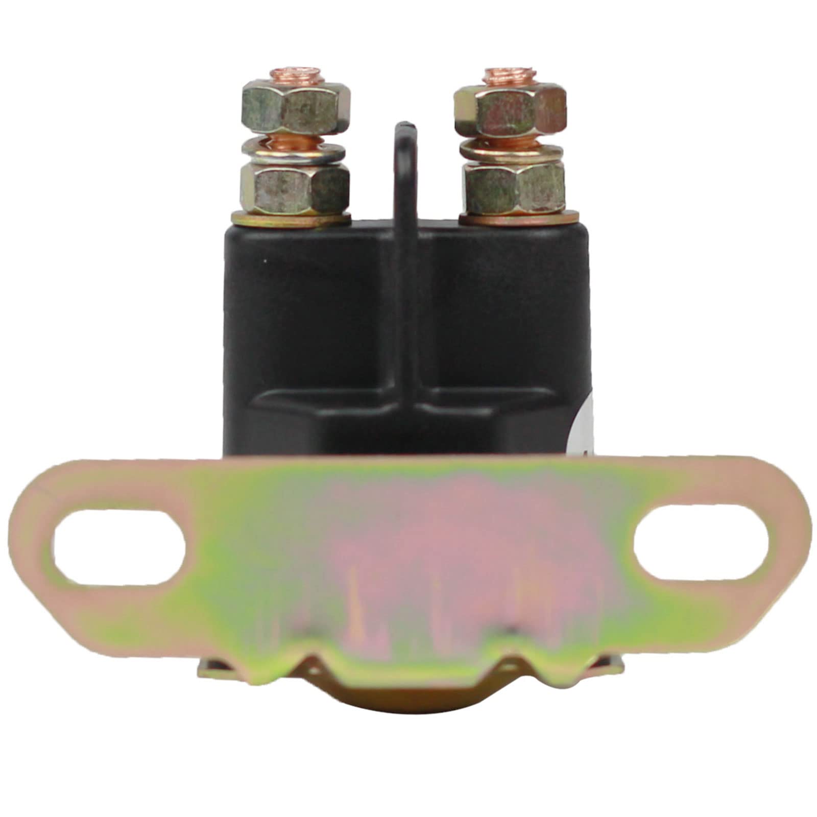 Gradora 12V solenoid terminal close-up highlights terminal layout.