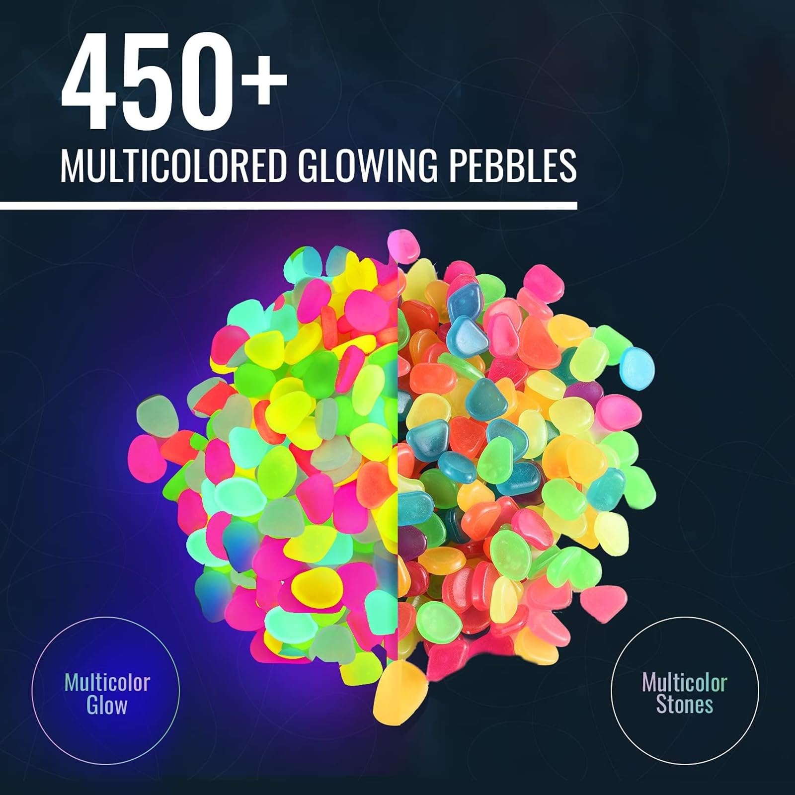 Graham Products Glow Rocks for aquariums add soft nighttime color
