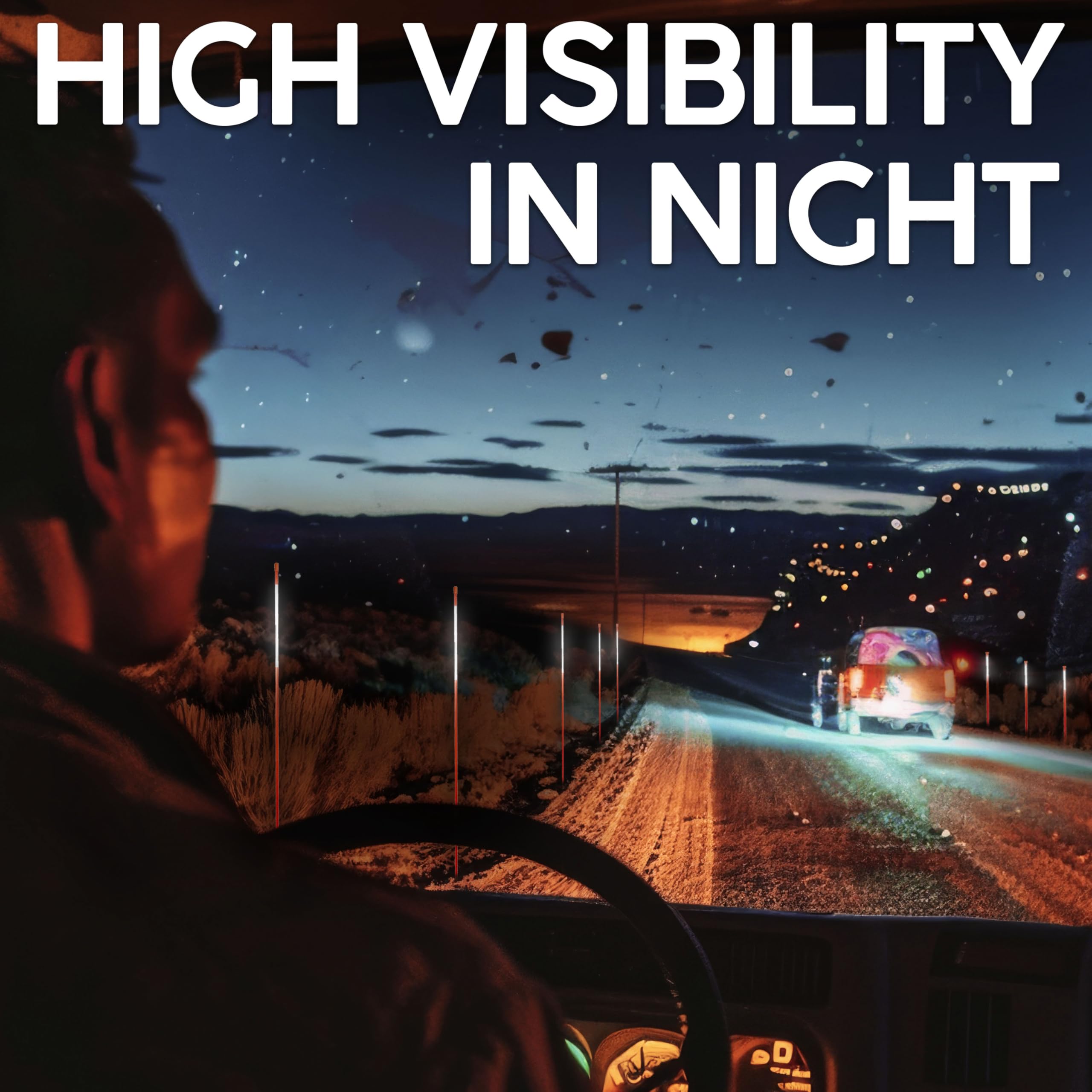Grantan driveway markers help guide parking areas in low light conditions