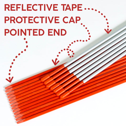 Grantan non-alkali fiberglass markers are weatherproof for harsh temperatures