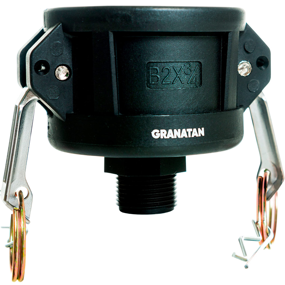 Granatan tote fittings 2in coupler with 3/4in threading for fast, leak-resistant connections.