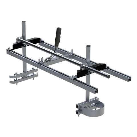 Granberg Alaskan MKIV 36-inch sawmill assembly for accurate on-site milling.