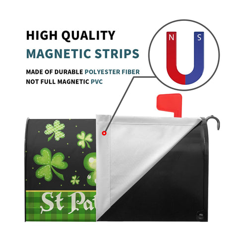 Granbey green shamrock elf hat design detail for outdoor decor