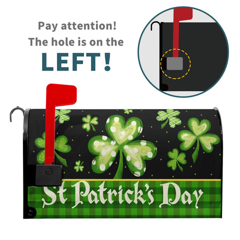 Granbey green shamrock elf hat design enhances curbside charm