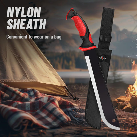 Secure belt-ready sheath for hands-free carrying and quick access.