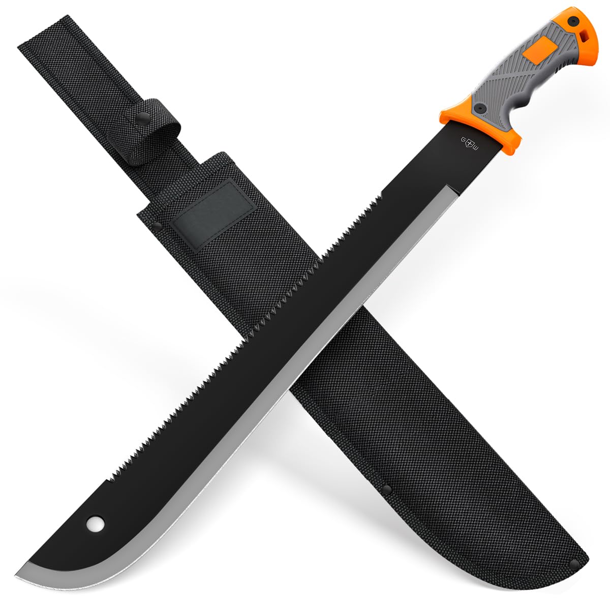 Grand Way machete saw 25-inch: brush clearing and survival ready.