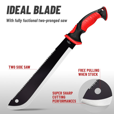 Cordura sheath protects the blade and keeps gear organized and ready.