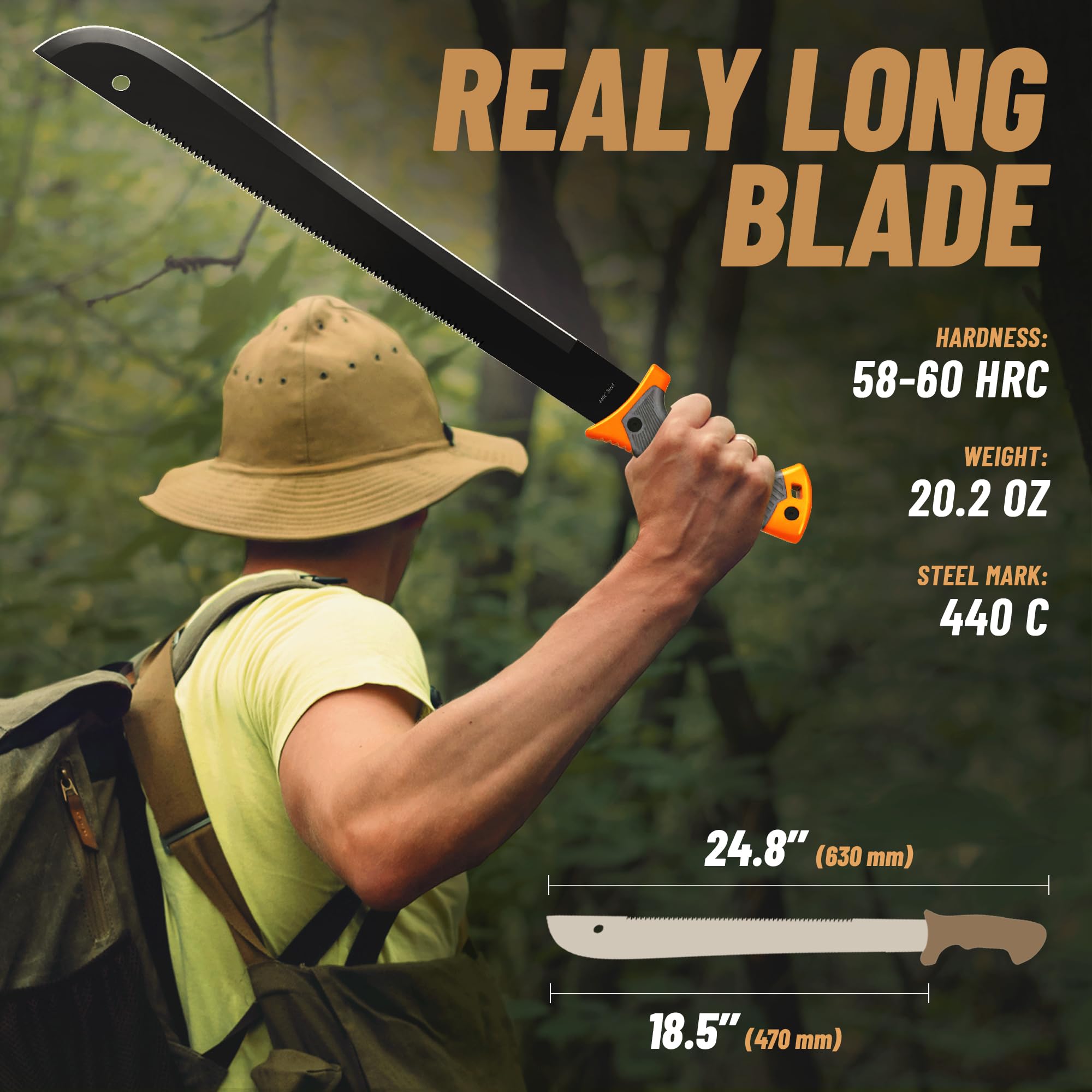 Grand Way survival knife sheath: secure carry and quick access on outdoor trips.