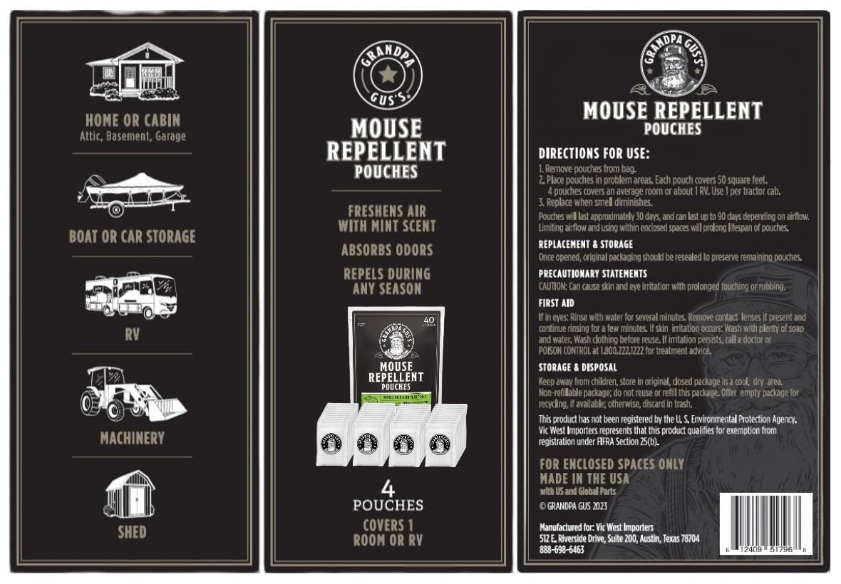 Close-up of the packaging with 1.75 oz per pouch and 40-count pack